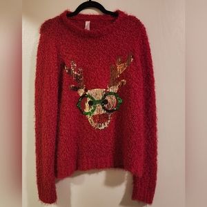 No Boundaries Rudolph Ugly Sweater XL